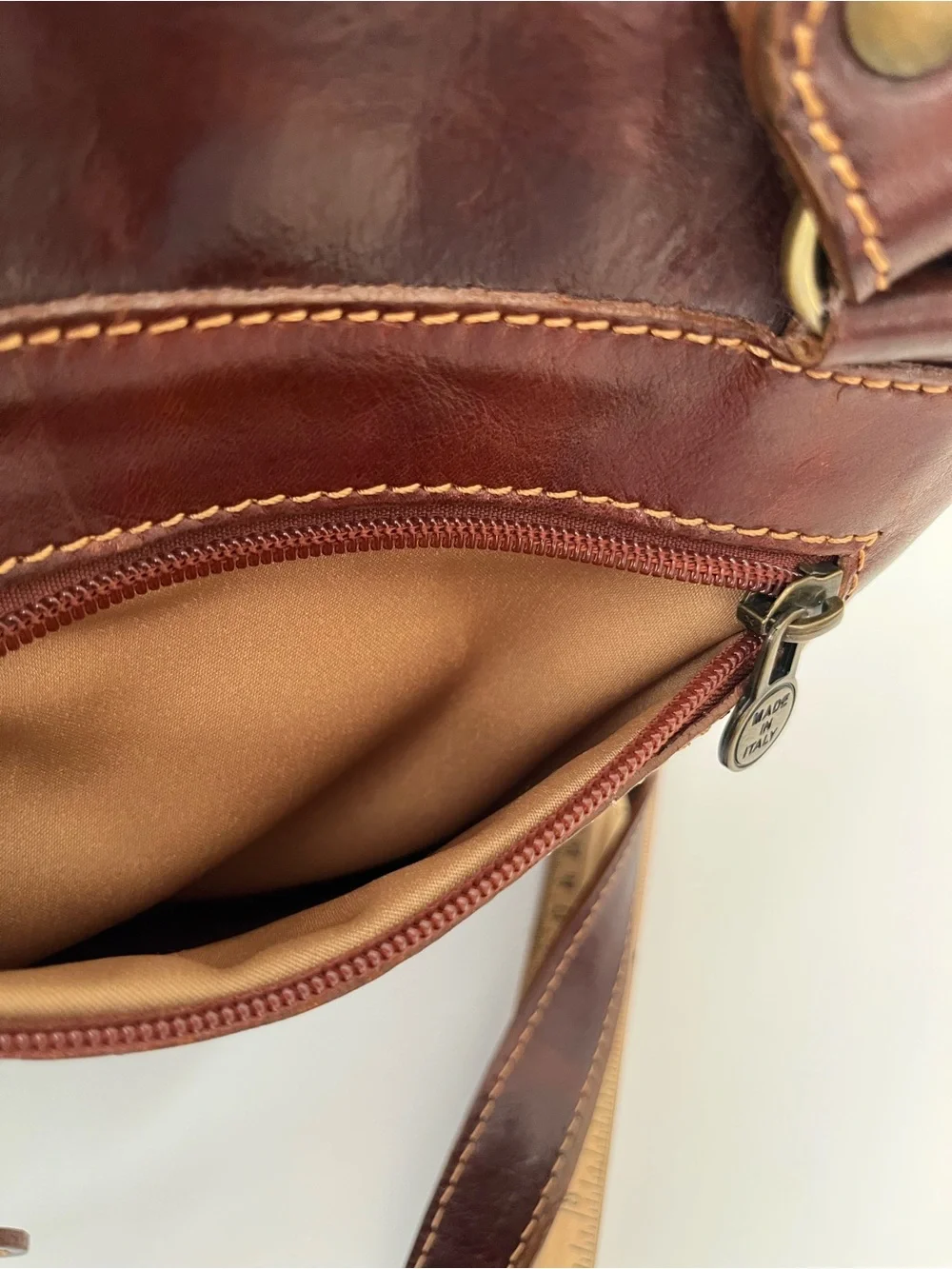 Genuine Leather Crossbody Bag Vintage Messenger Purse
